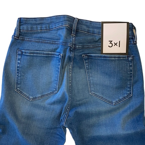 3x1 Denim Midway Skinny Cropped Leg Jean Frayed Hem 23 24 25 27 28 - Picture 5 of 7